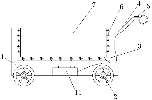 Device for transporting integrated chip of computer system