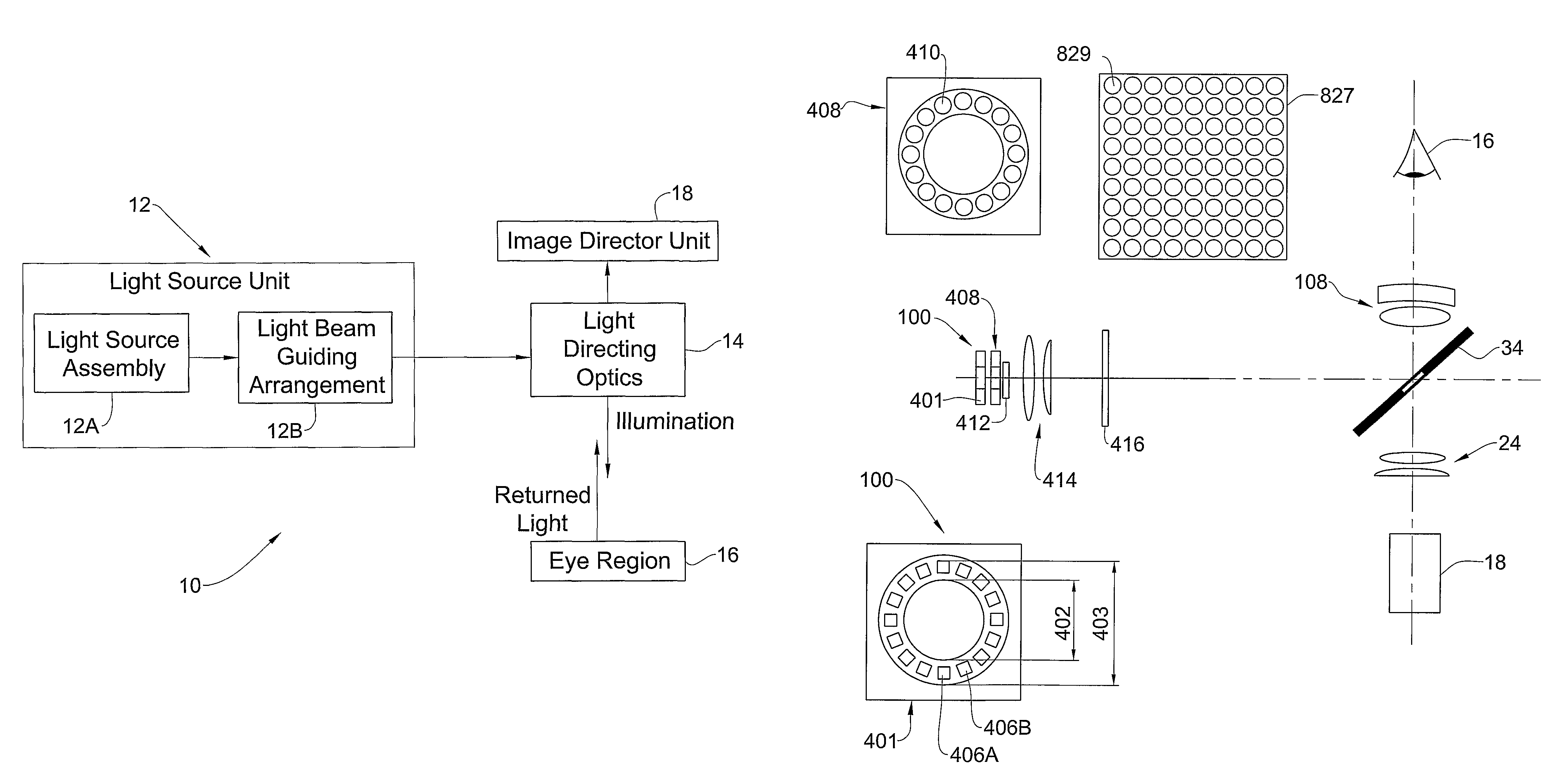 Integrated retinal imager and method