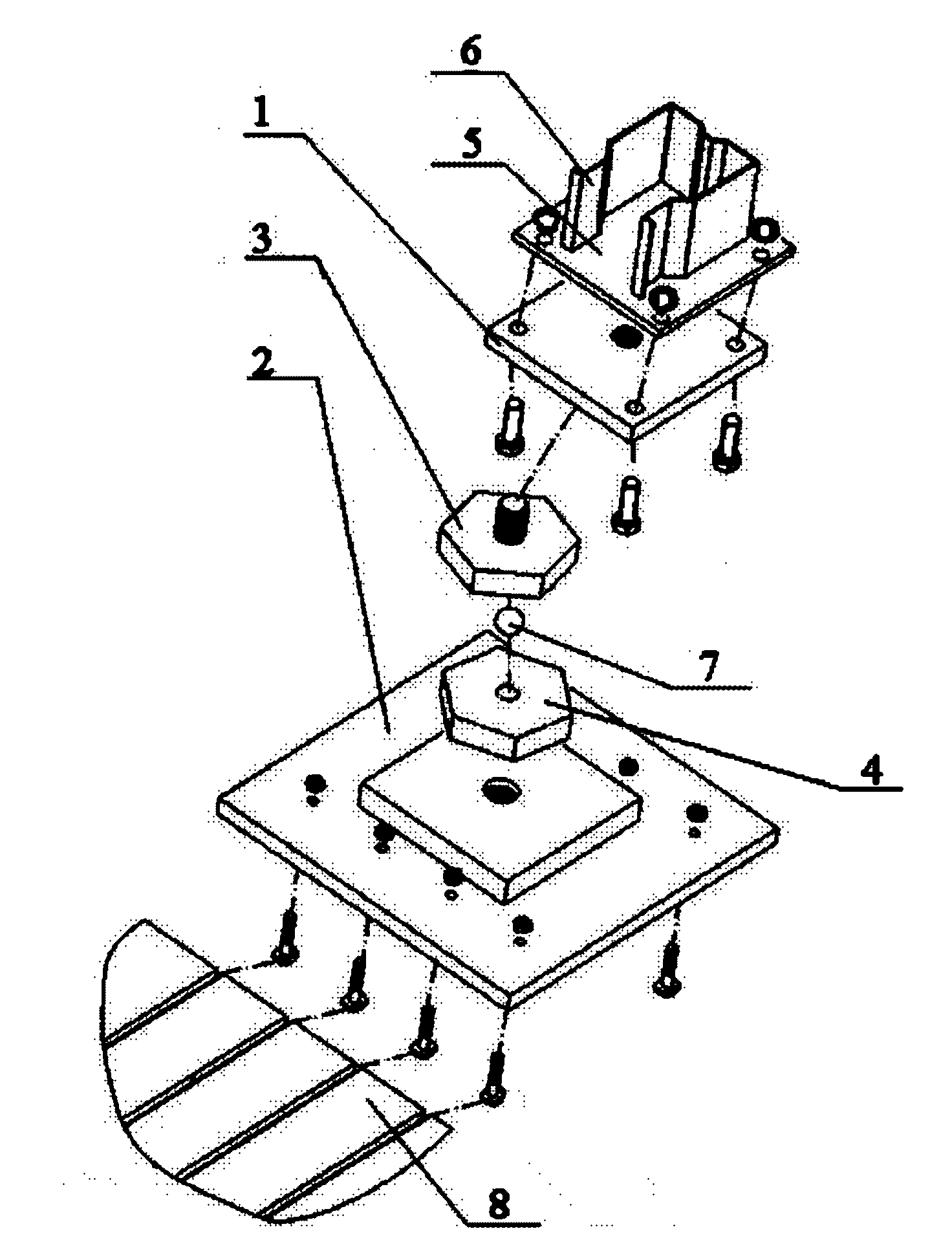 Combined clamp for rack upright post pressure test