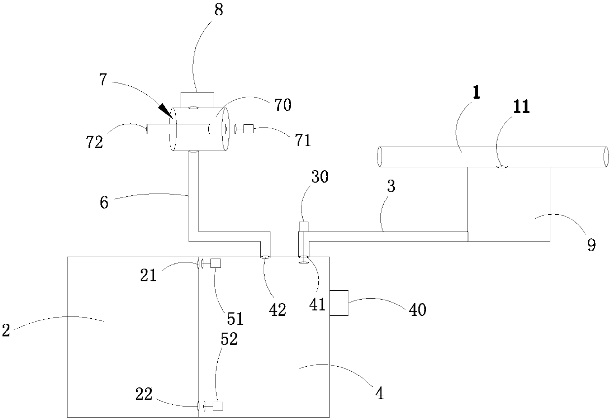 Condensate water recovery apparatus
