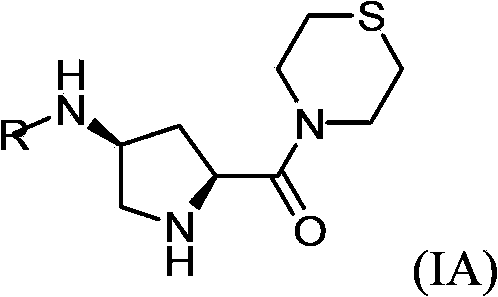 Substituted-pyrrolidinyl-contained thiomorpholine compounds