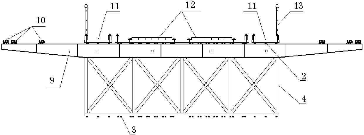 Double-layer main cableway bridge