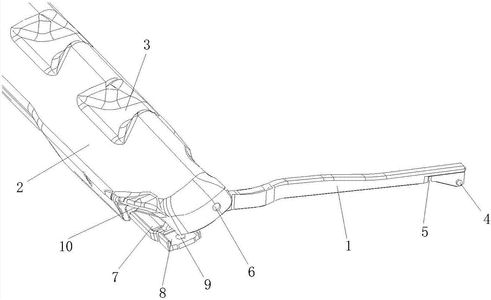 Embedded-type wind screen assembly for automobile skylight