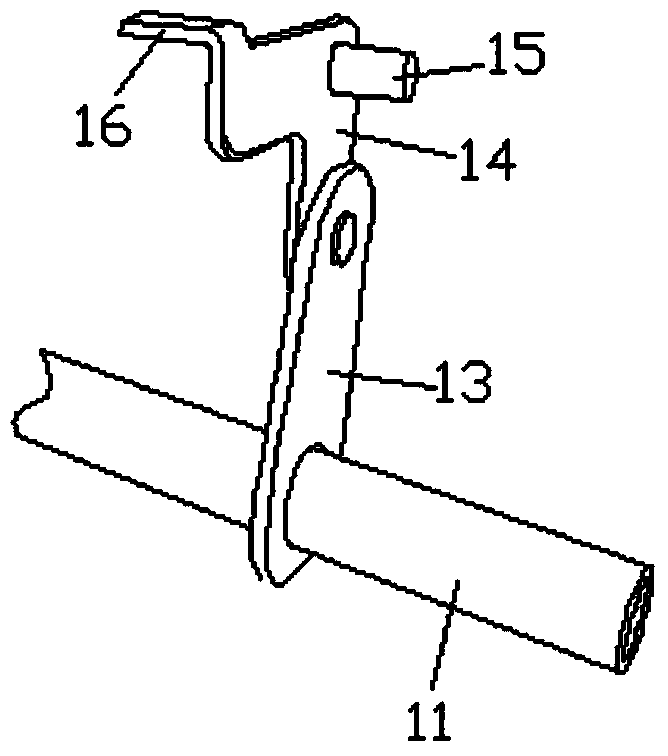 Caster with self-lock mechanism