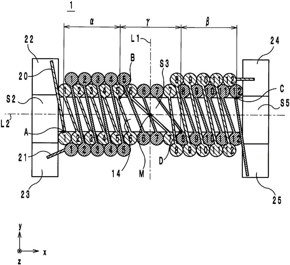 Common-mode choke coil and manufacturing method therefor