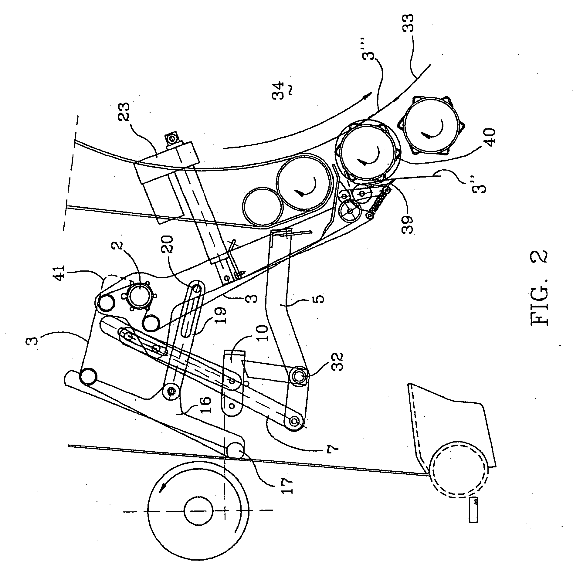 Device for wrapping a bale of pasture or the like