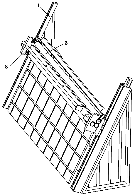 Rapid intelligent synchronous cleaning device for photovoltaic solar cell panel