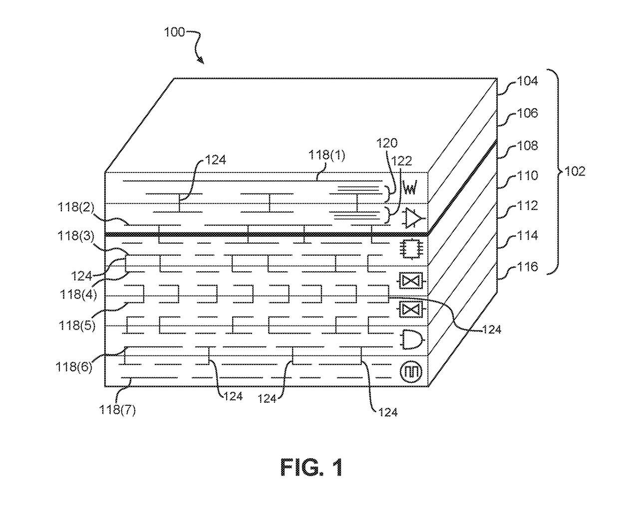 Power distribution networks for a three-dimensional (3D) integrated circuit (IC) (3DIC)