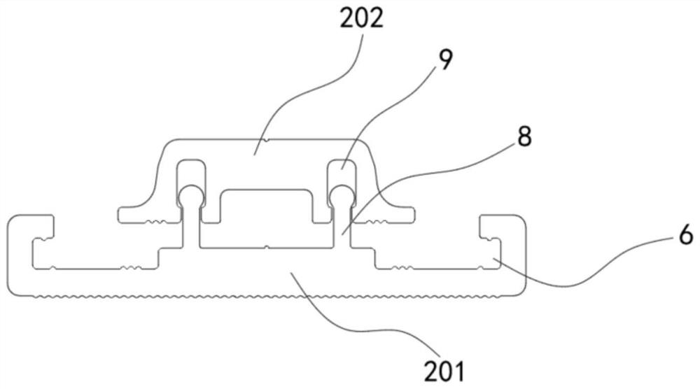 Inclined strut device for solar panel installation