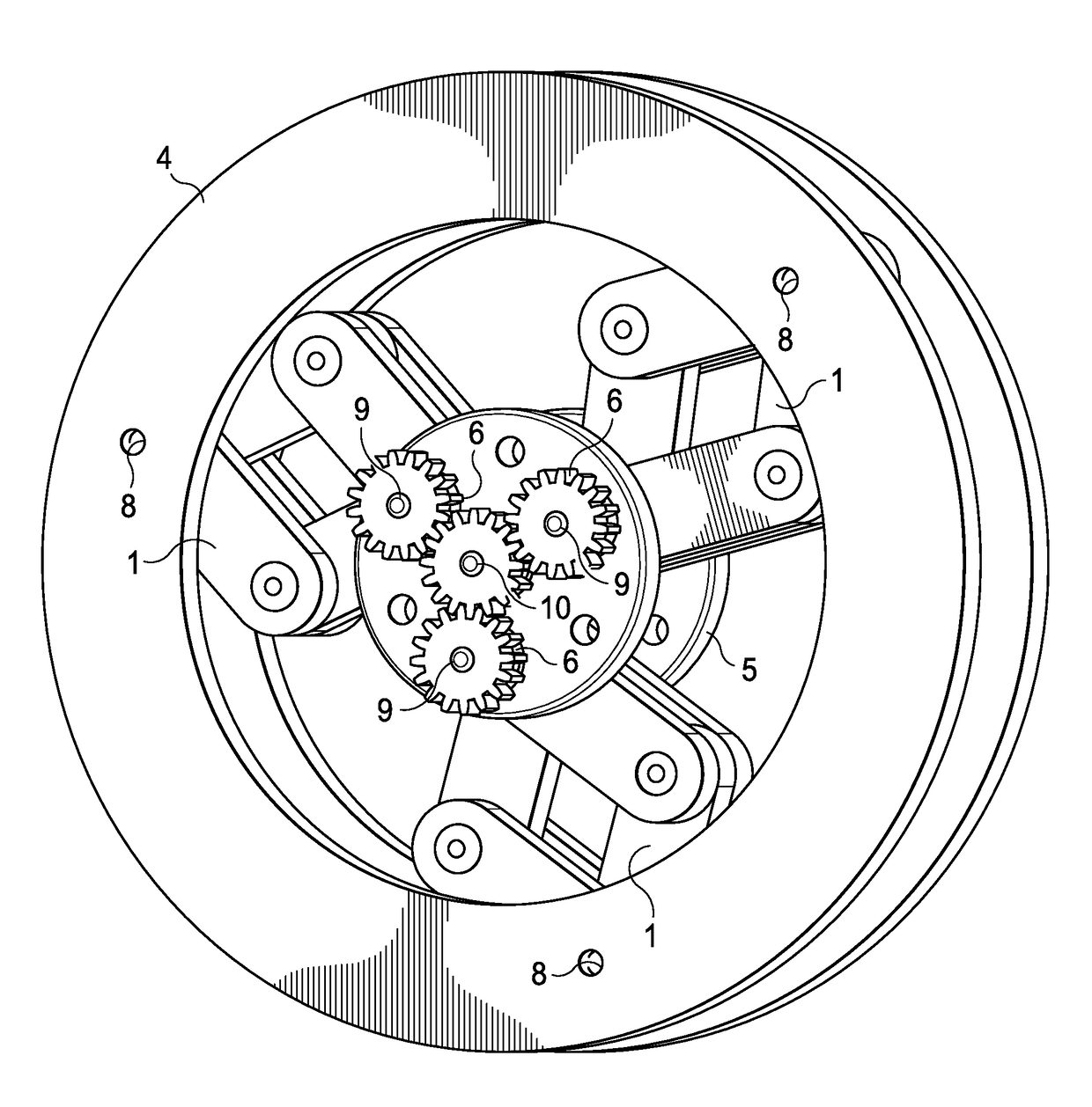 Two or Three Dimensional Oscillatory Motion to Rotary Motion Converter