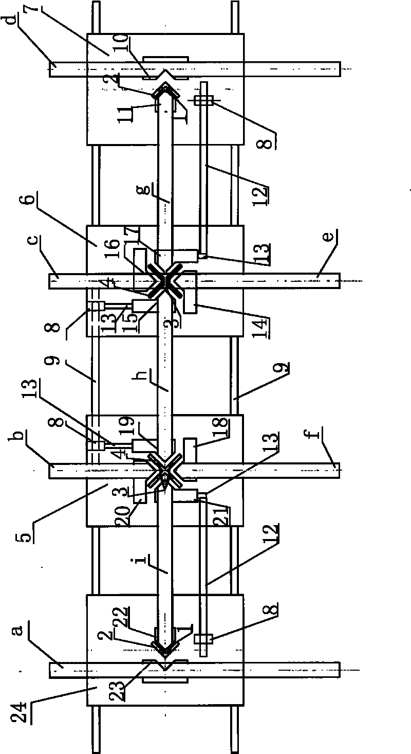 Plastic profile multi-position welding machine and welding method