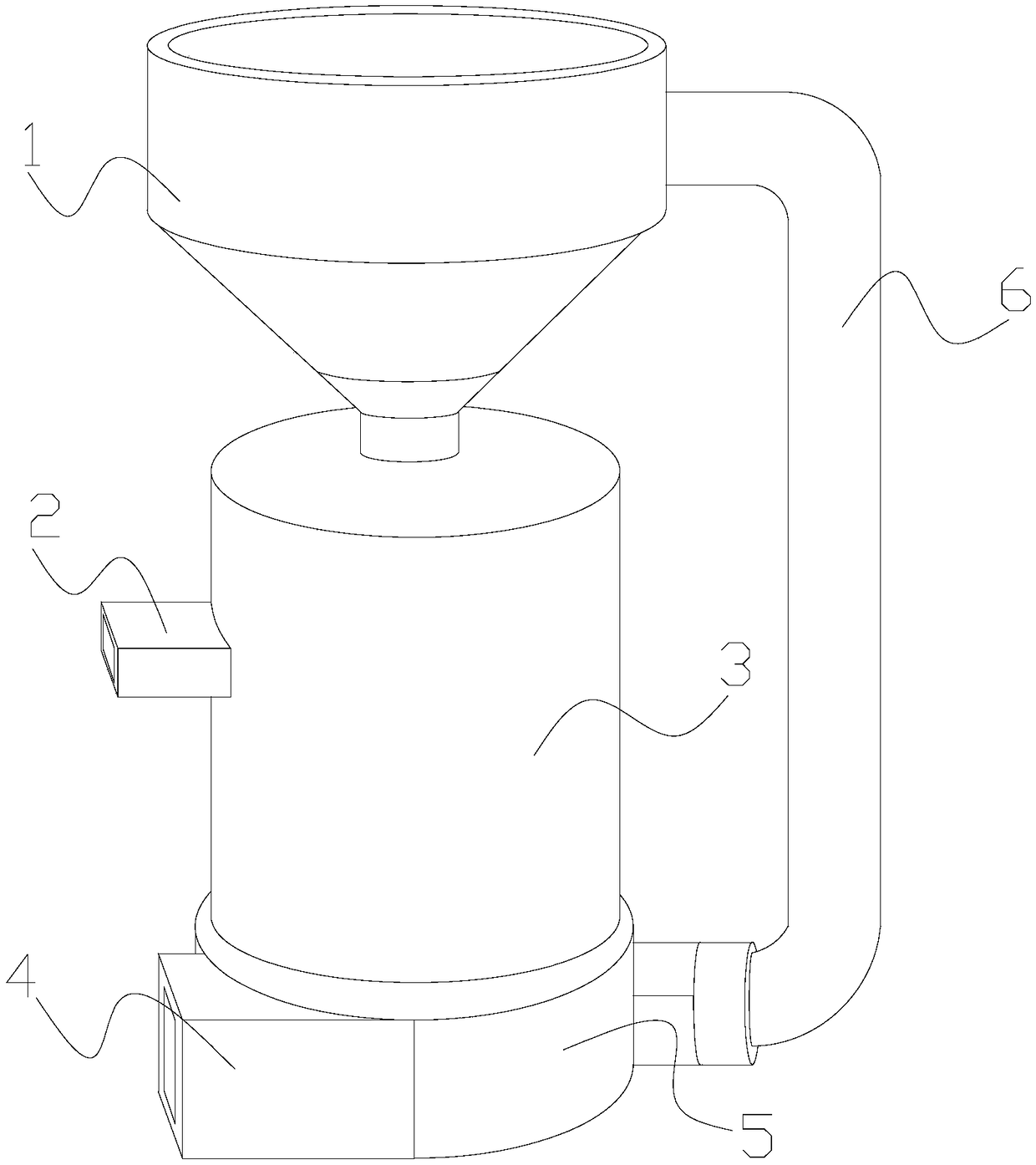 Rice husk removing device utilizing ultrasonic drying resonance