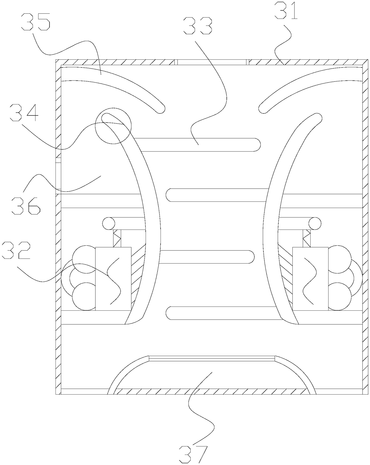 Rice husk removing device utilizing ultrasonic drying resonance