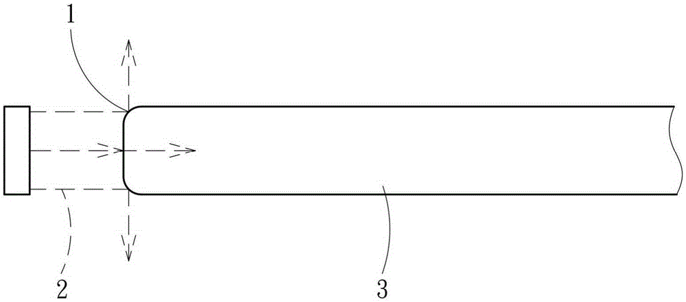 Method for manufacturing glass light guide plate of high transmittance