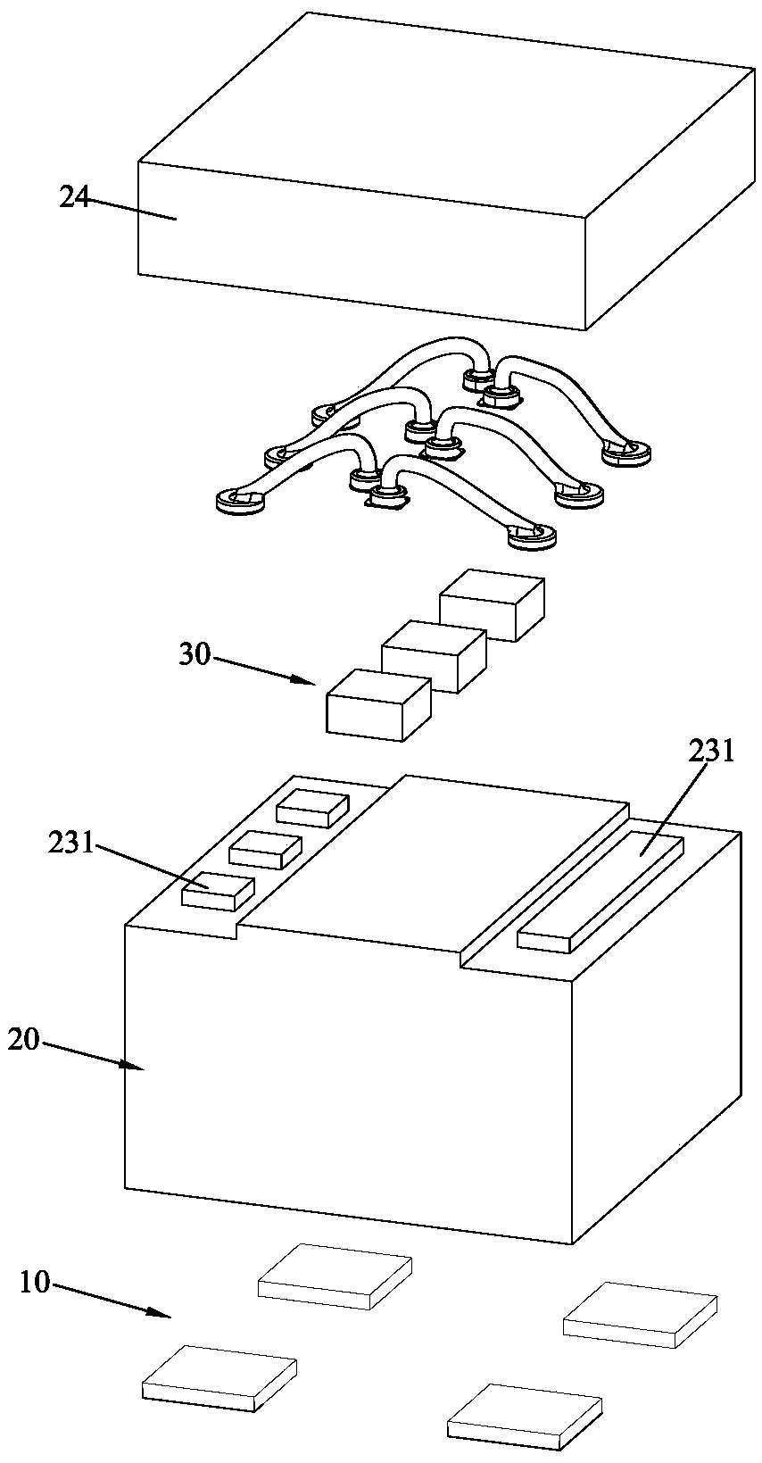 Integrated photoelectric display unit, manufacturing process thereof and photoelectric display device