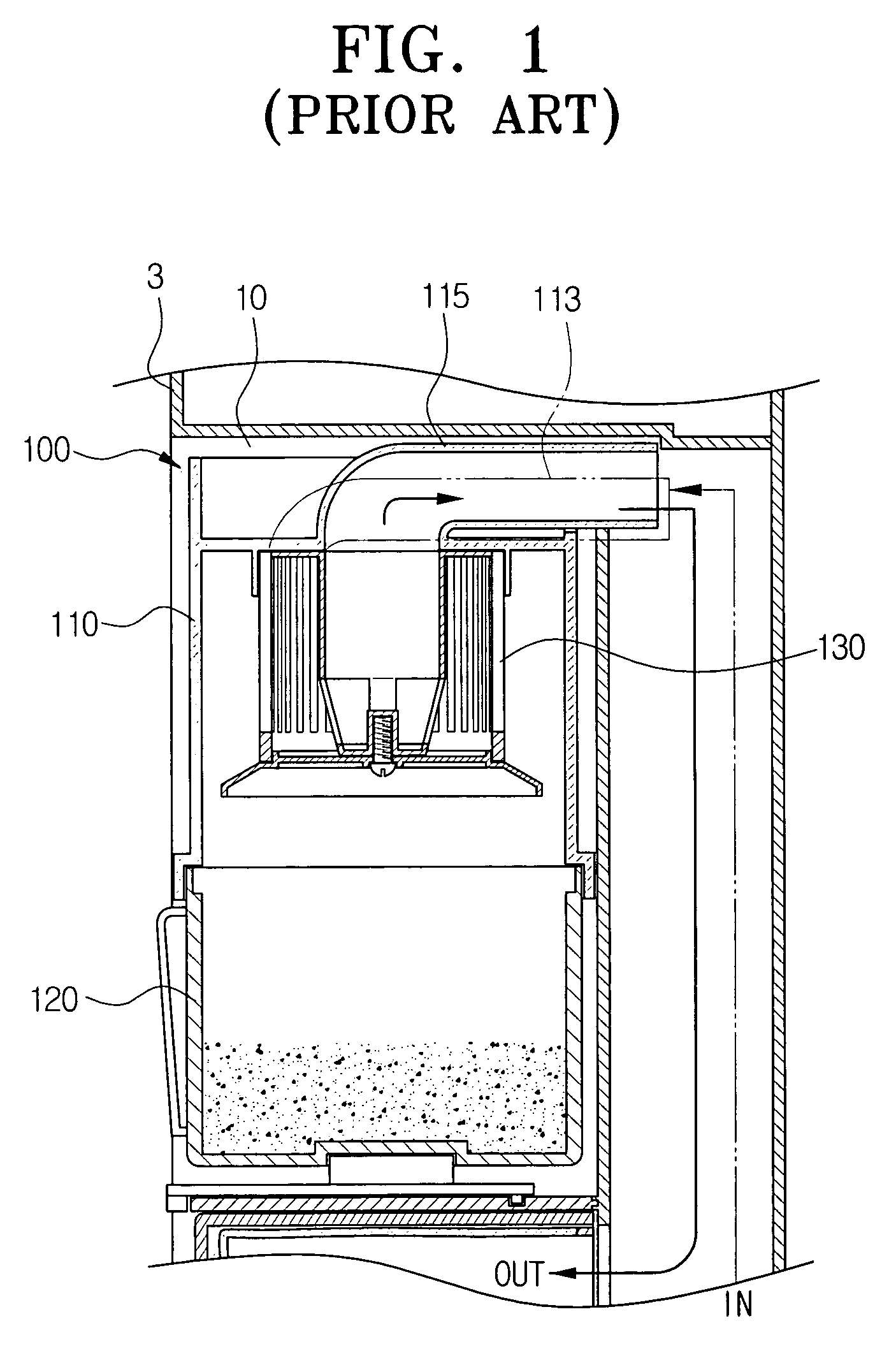 Cyclone dust collecting apparatus of vacuum cleaner