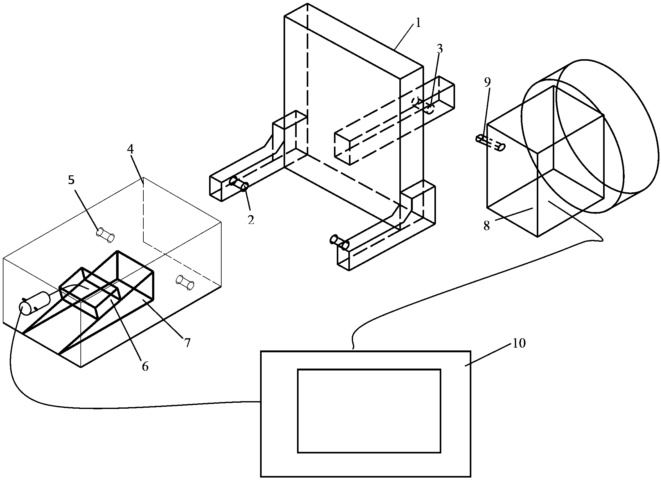 Health monitoring device and method of GIS (gas insulated switchgears) tank