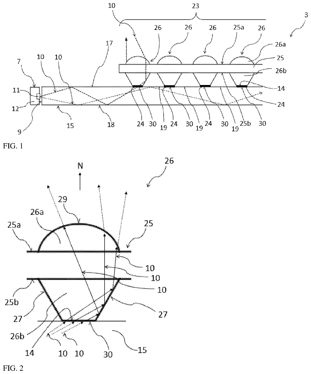 Lighting unit for a light device of a motor vehicle and a light device with the lighting unit