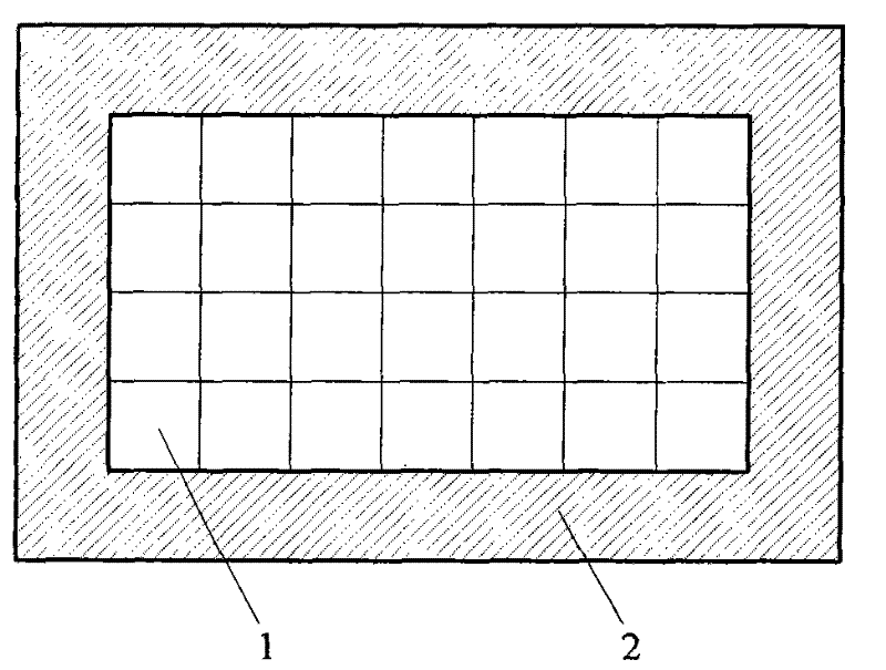 Texture synthesis method based on interval distribution of texture blocks