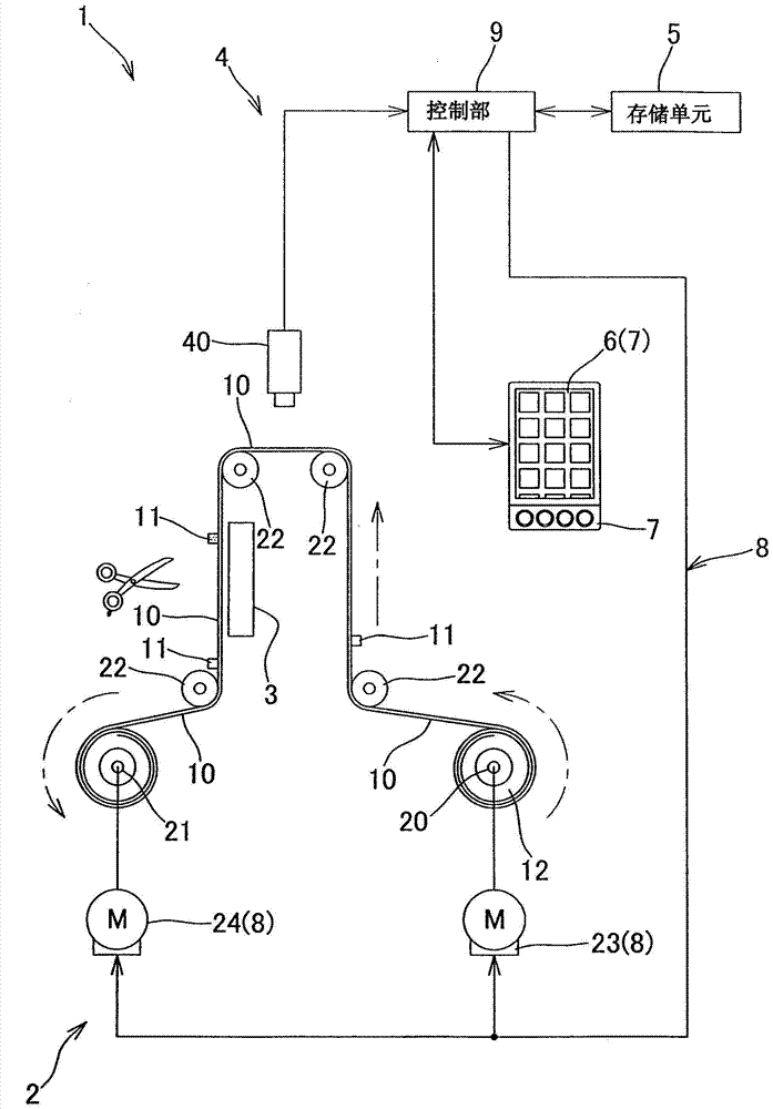 Recoiling product detection method, recoiling product detection device and recoiling product detection system