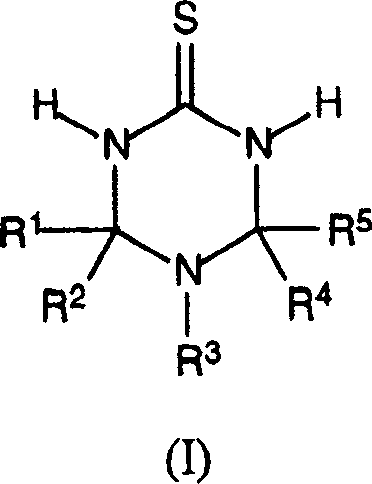 Emulsion and material cntaining triazine-thioketone compound for heat development material