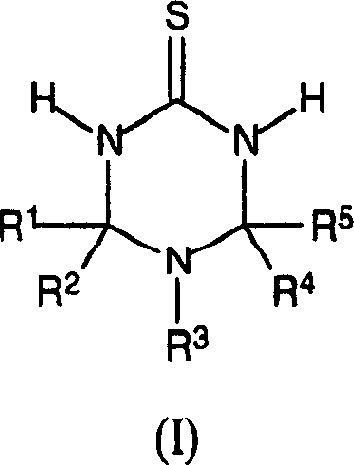 Emulsion and material cntaining triazine-thioketone compound for heat development material