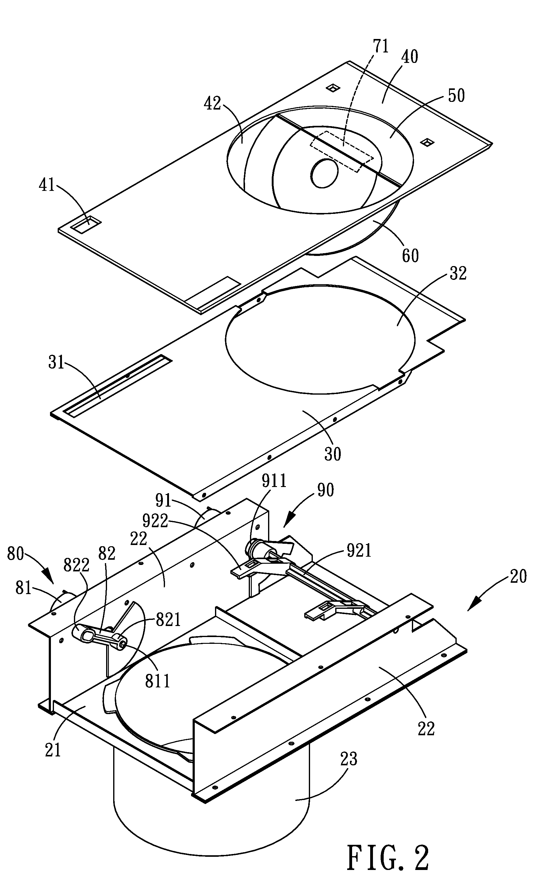 Compact disc handling apparatus