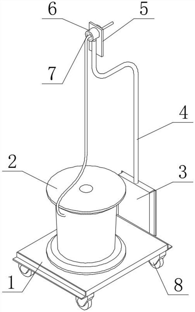 Wire harness pay-off device with automatic pay-off function