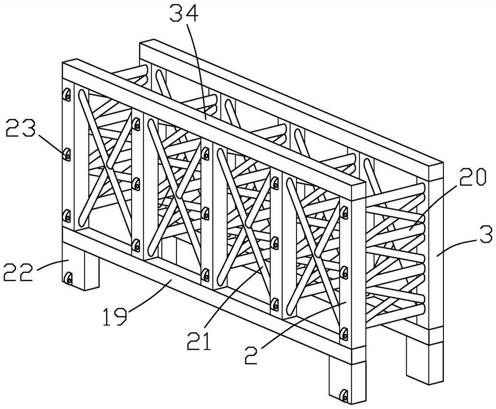 Novel lining trolley for dovetail type large-section tunnel and construction method thereof