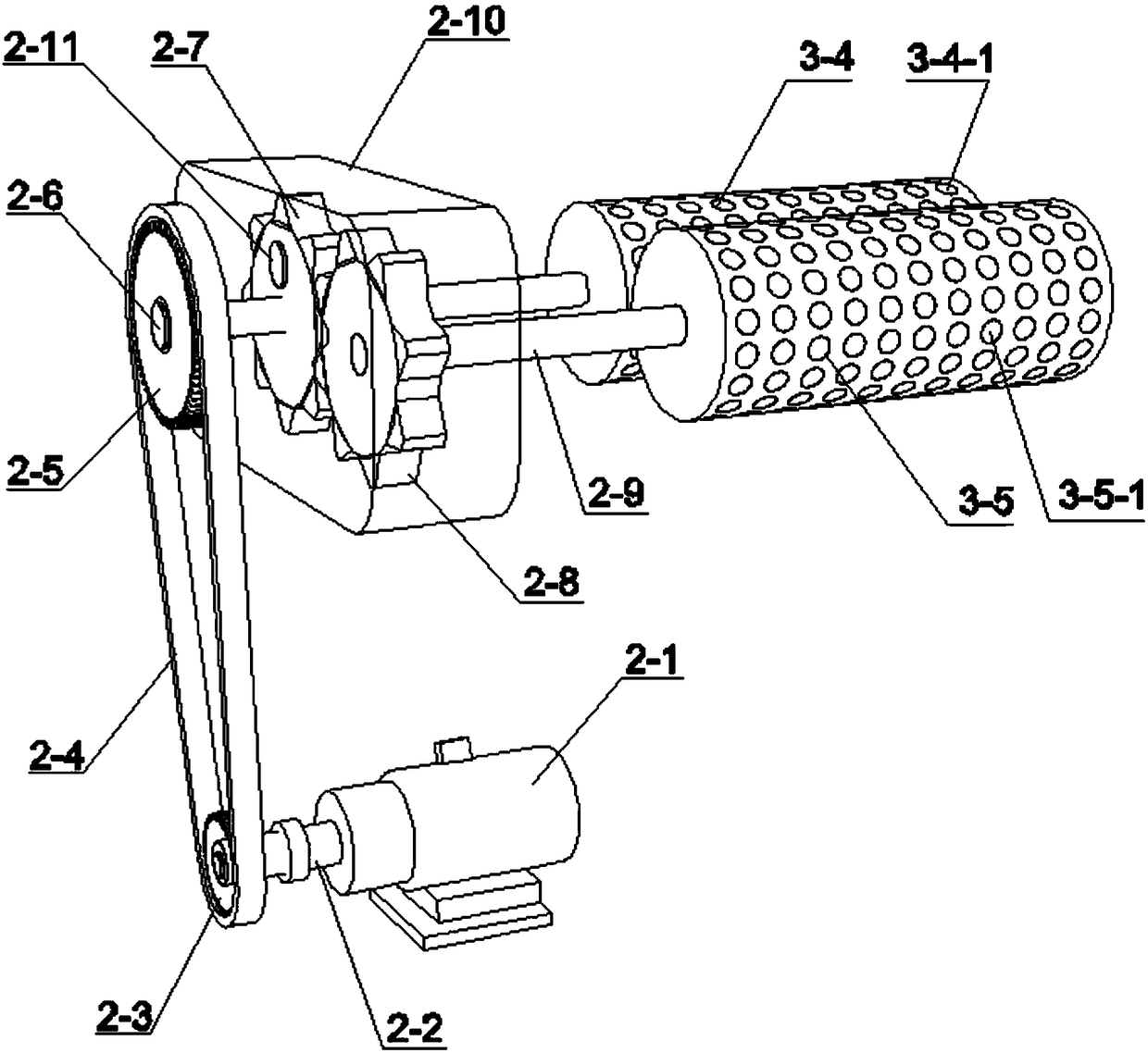 A kind of back pressure type volume reduction molding equipment and its operation method