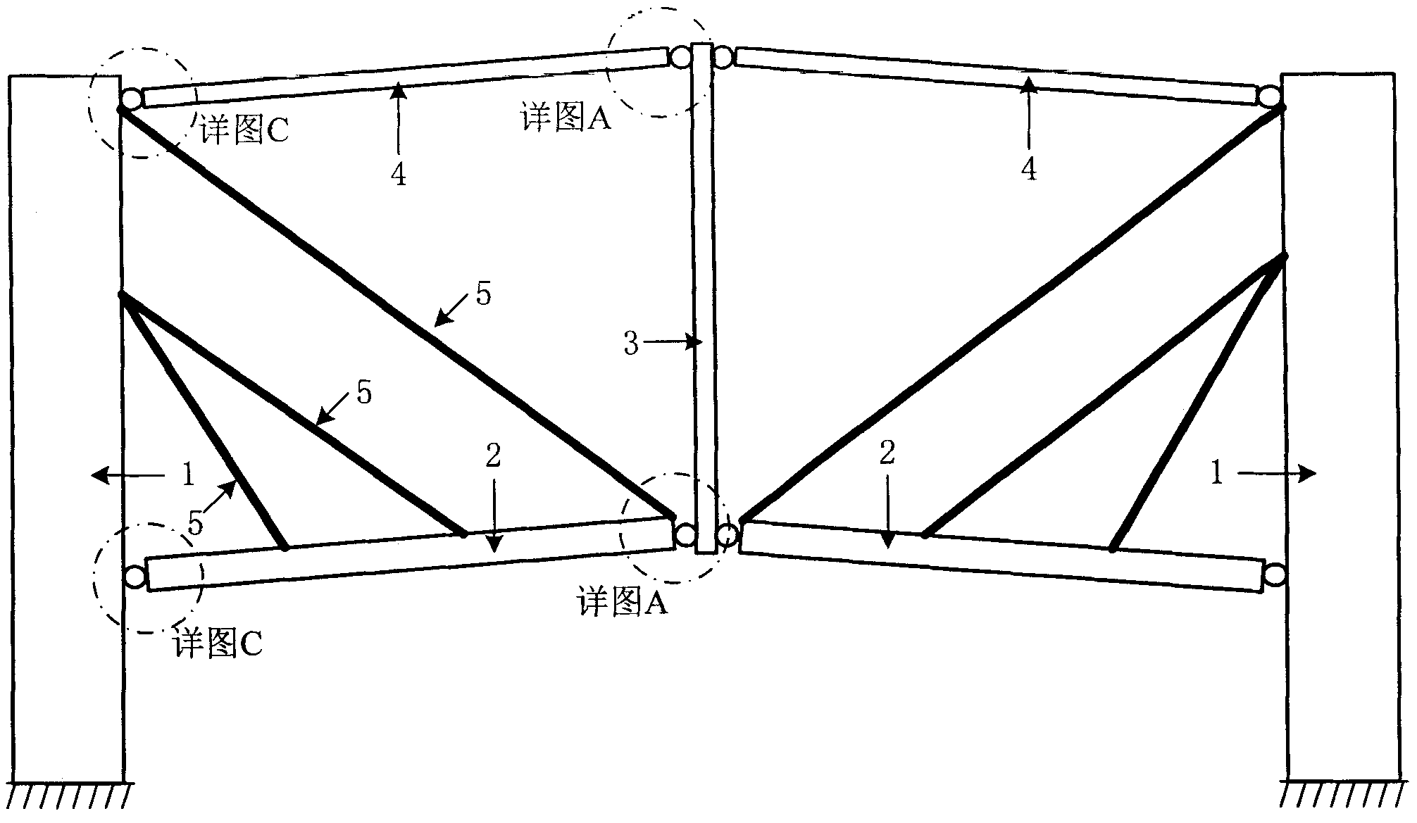 Cable-stayed multi-layer framework structure and construction control method thereof
