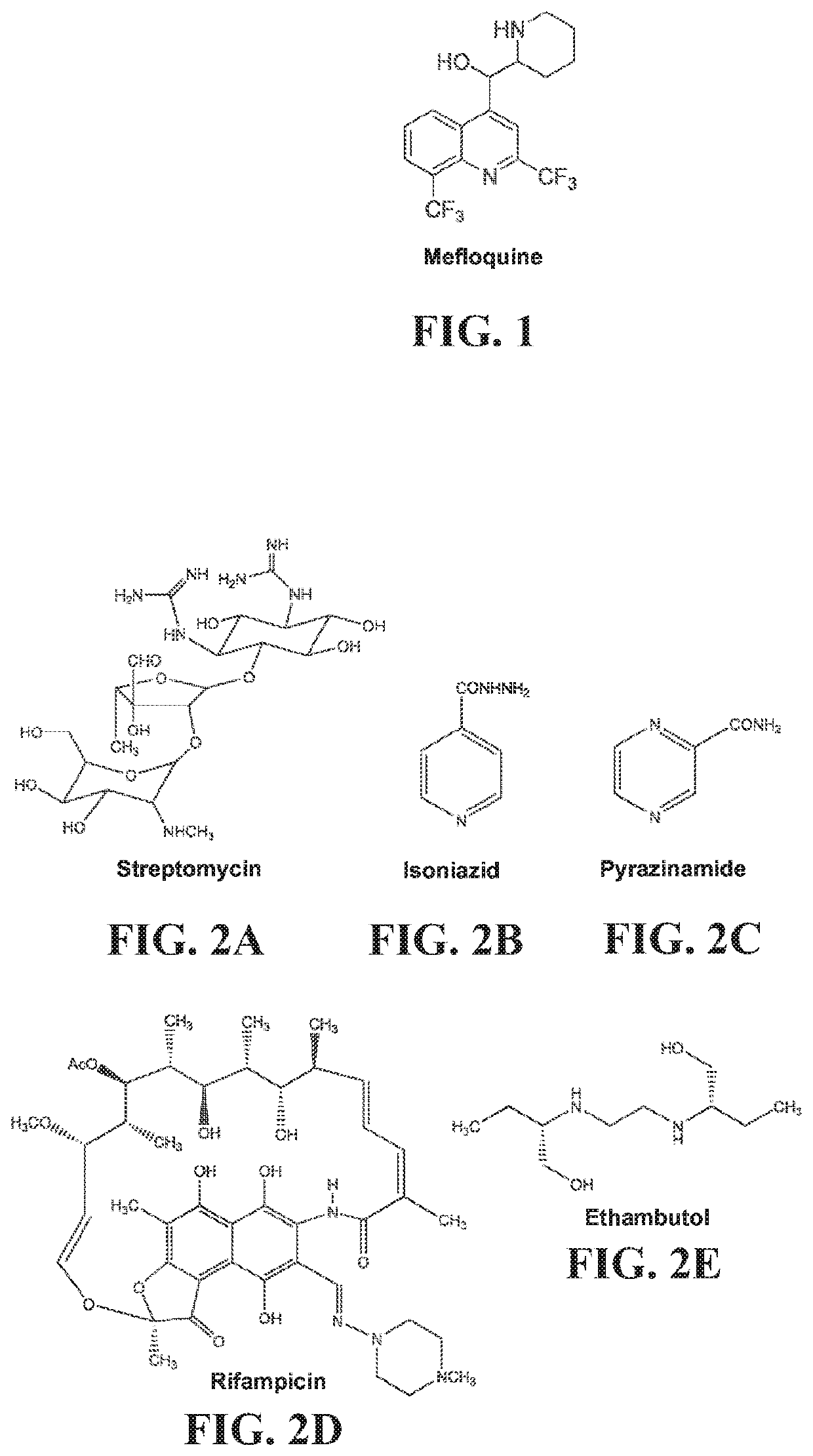 Pharmaceutical composition, use of mefloquine in fixed dose, and method for treating tuberculosis