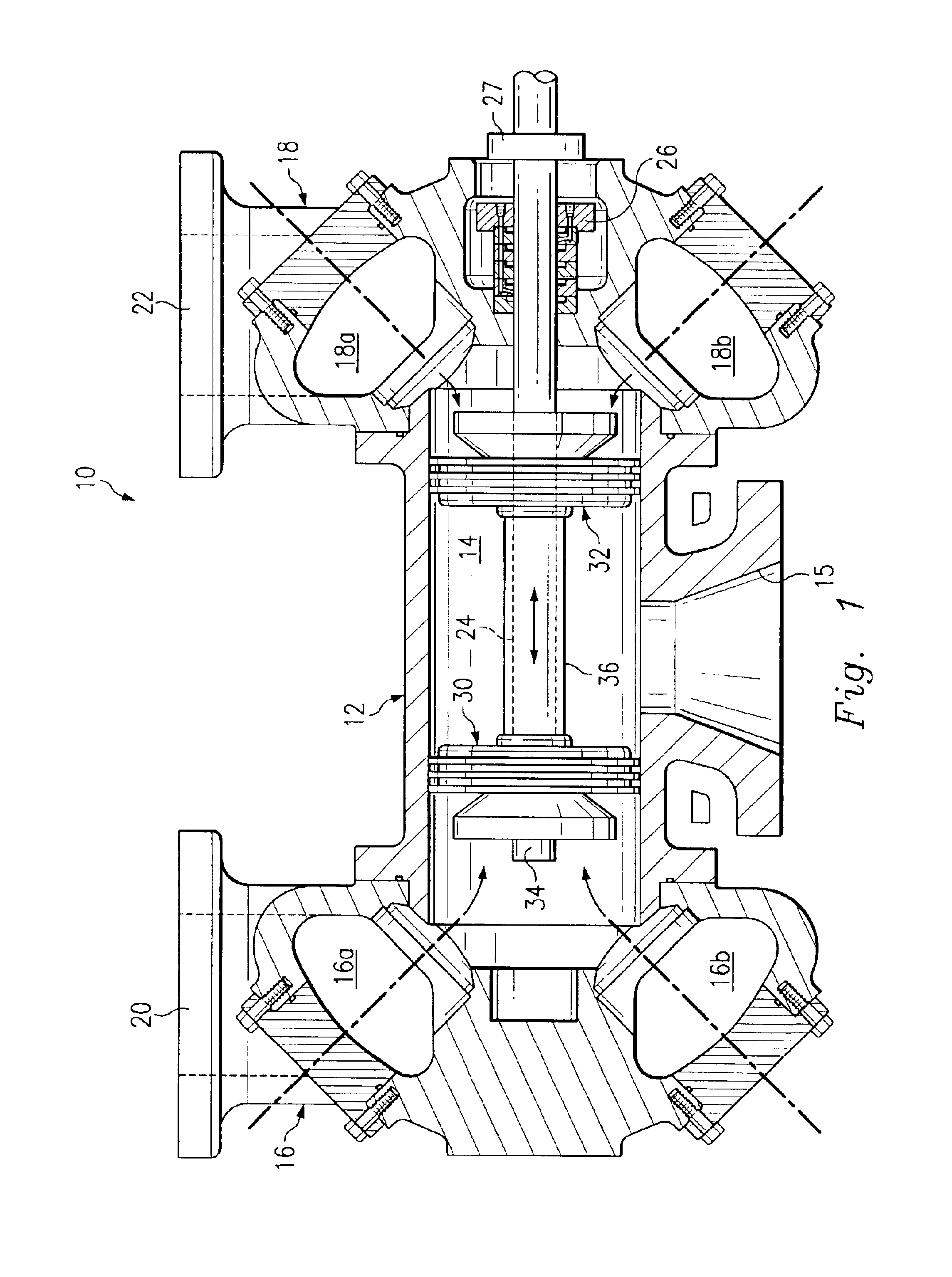Gas compressor and method with improved valve assemblies