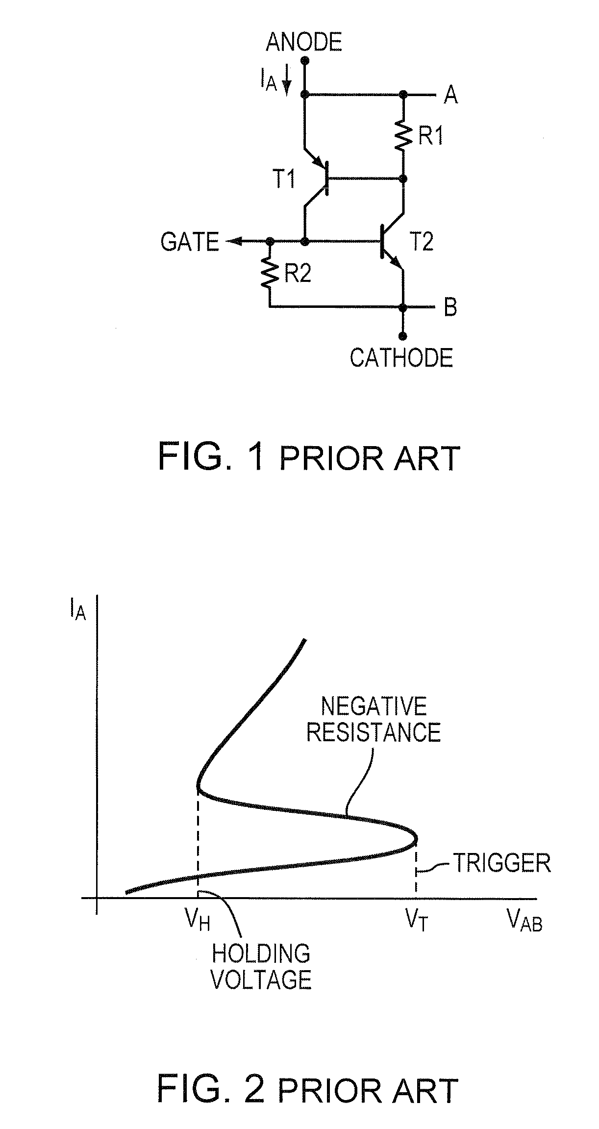 Un-assisted, low-trigger and high-holding voltage scr