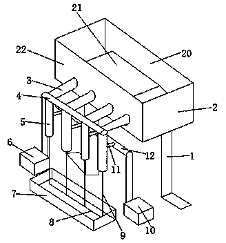 Air suction type bead stringing machine and operating method thereof
