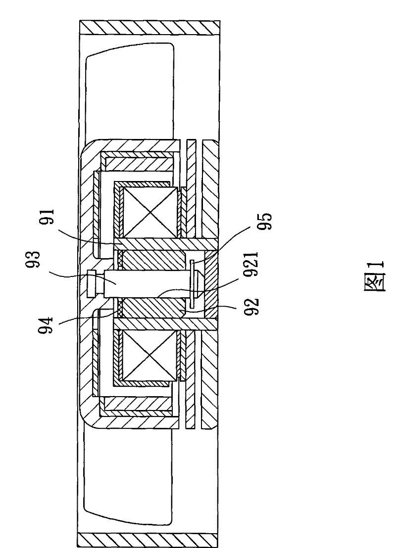 Oiltight structure of motor shaft tube