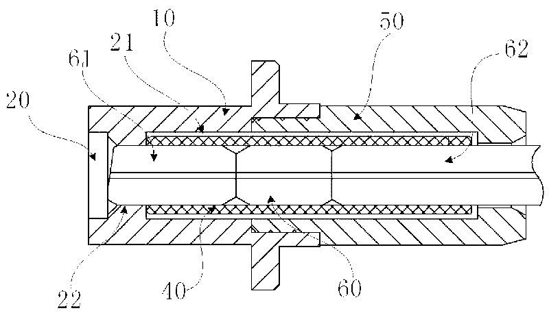 Method for inhibiting chromatic dispersion in process of optical fiber conduction, special adapter and installation method
