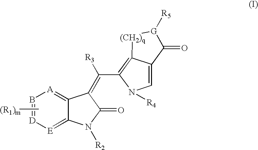 3-(pyrolyllactone)-2-indolinone compounds as kinase inhibitors