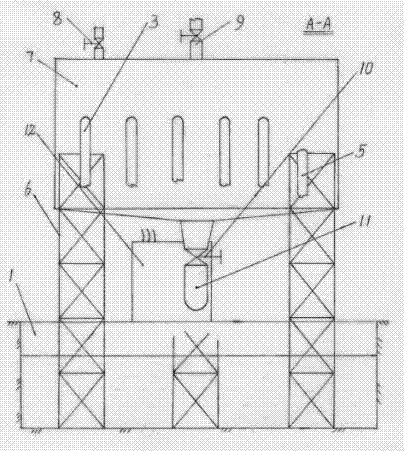 Improved siphon circulation hydroelectric generation device