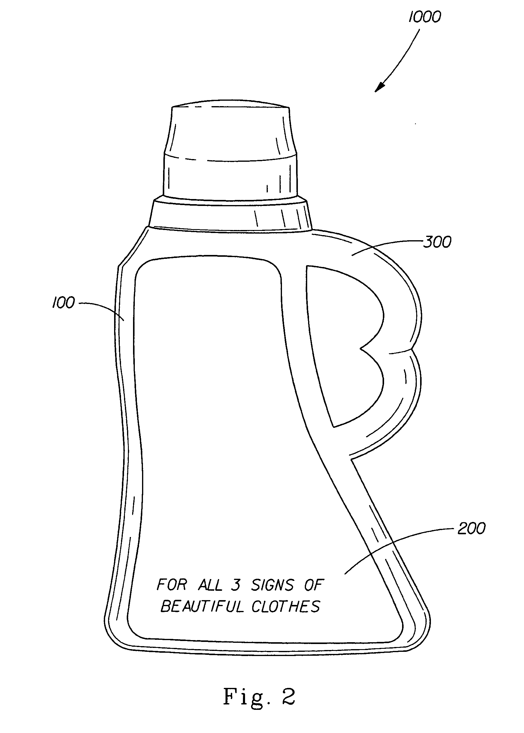 System for communicating benefits of a product and/or product array