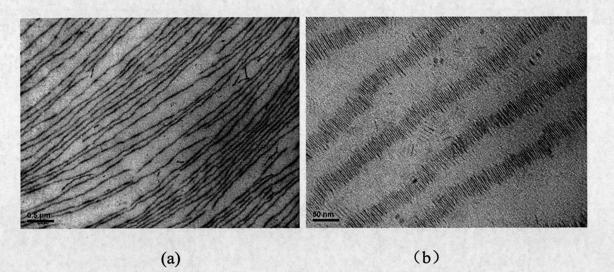 Preparation method of self-assembled superlattice materials of titanium dioxide nano rod