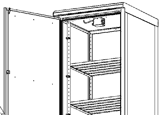 Communication storage battery sealing compartment hydrogen discharge apparatus