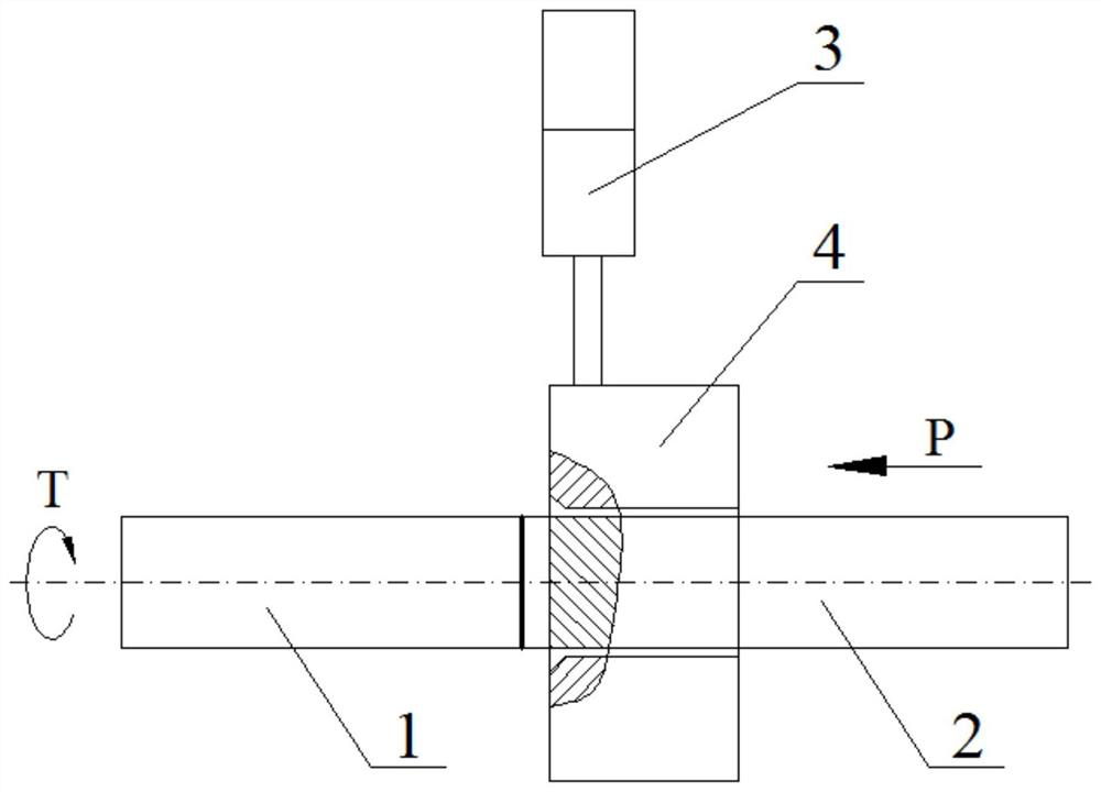 Ultrasonic vibration assisted friction welding method