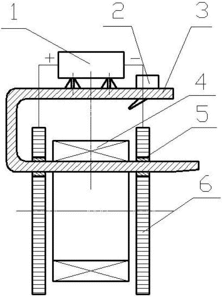 An on-line aging device and processing method for hard-wired wire rods using pulsed magnetic fields