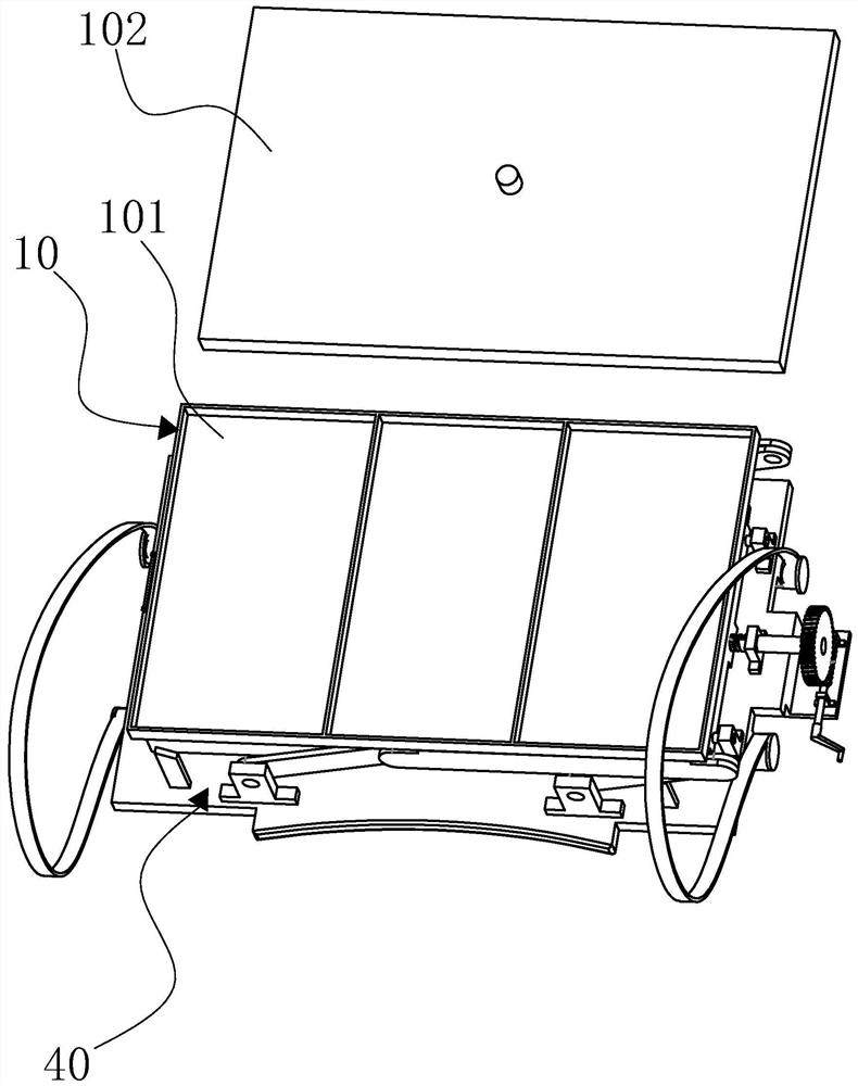 A wearable cutlery tray device