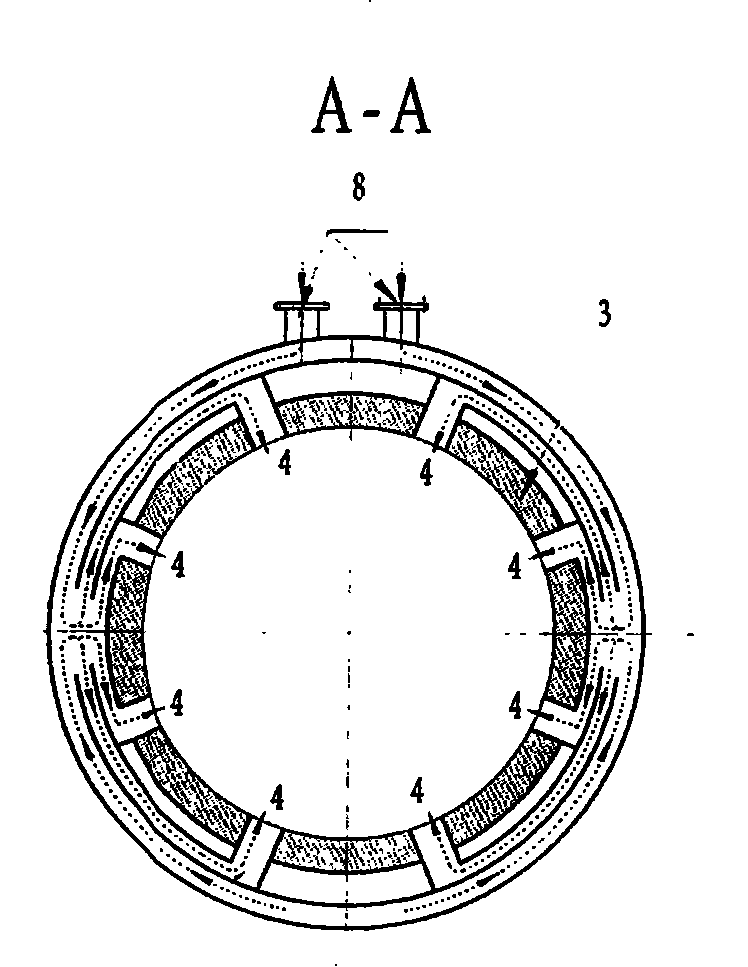 Ignition apparatus of product line for sintering porcelain granule