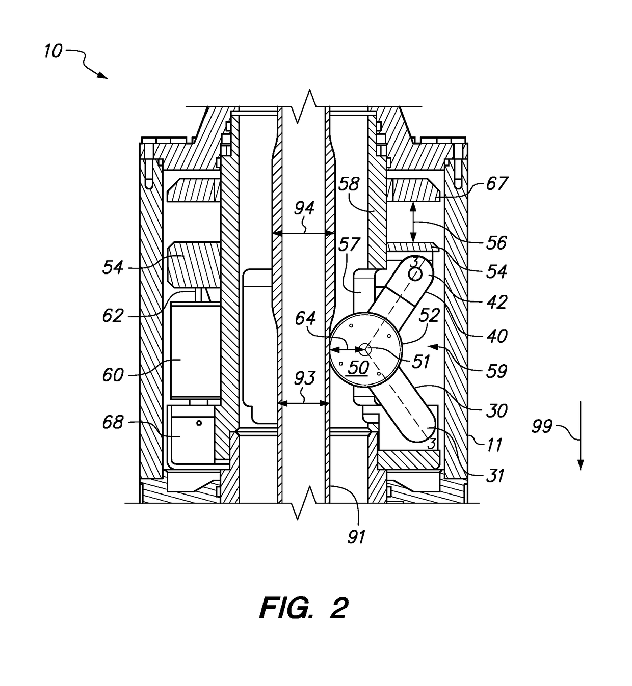 Apparatus for measuring a tubular string as it is lowered into a borehole and method