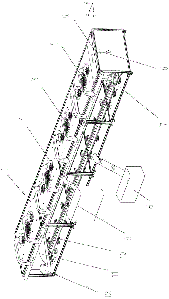 A fog penetration function test system for video equipment