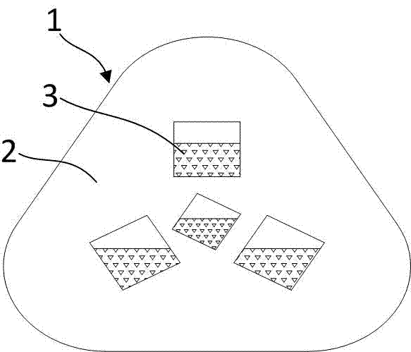 Piston-type particle-damping energy-dissipation vibration-reduction railway ballast