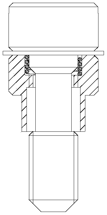 Anti-falling screw component with anti-loose function